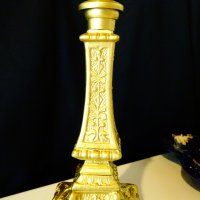 Английски свещник 25 см.,барок., снимка 3 - Антикварни и старинни предмети - 26172014