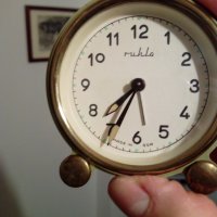 Немски настолен часовник,будилник, снимка 1 - Антикварни и старинни предмети - 24353569
