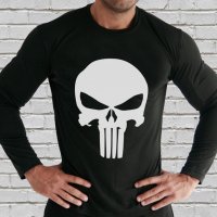 ПРОМО! Мъжки блузи THE PUNISHER със SKULL ЧЕРЕП принт! Поръчай модел С Твоя идея! , снимка 1 - Блузи - 19598880