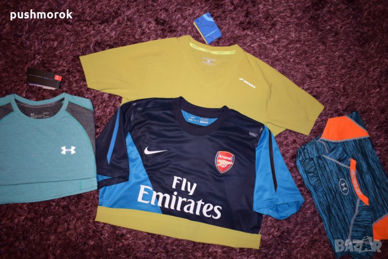 Nike Arsenal, Brooks DriLayer, Under Armour Heat Gear, Under Armour Threadborne, снимка 1