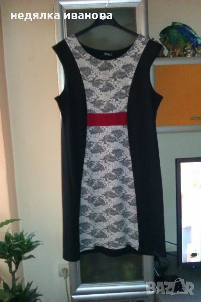Дамска рокля голям размер, снимка 1