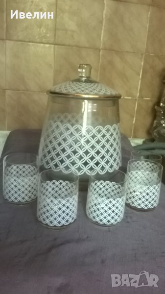 стъклен сервиз за боле, снимка 1