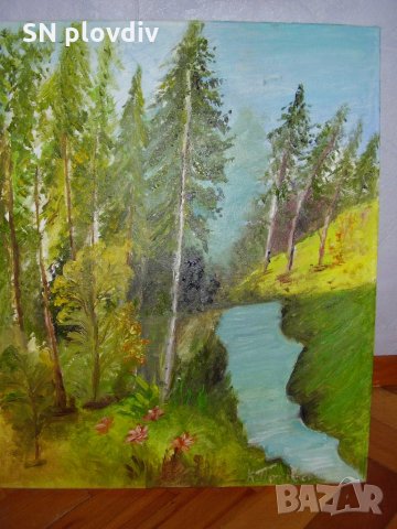  Картина с маслени бои ,нова, снимка 4 - Картини - 24119329