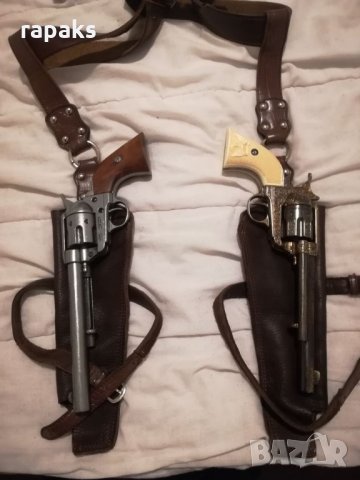 Огромен револвер, армейски пистолет Smith&Wesson 1869 Реплика за ценители , снимка 13 - Бойно оръжие - 21273415