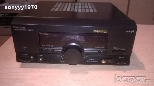 technics se-ch770-amplifier-japan-за ремонт-внос швеицария, снимка 5 - Ресийвъри, усилватели, смесителни пултове - 18426148