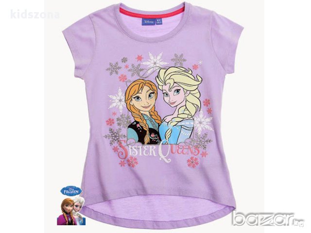 Нова цена! Детска тениска Frozen за 4, 5, 6 и 8 г. - М1-3, снимка 2 - Детски тениски и потници - 11680439