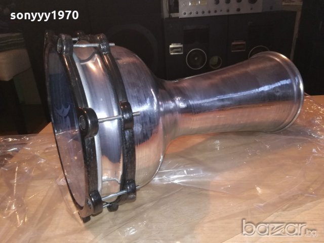 ГОЛЯМА Тарамбука алуминиева метална инокс-40х25см, снимка 9 - Ударни инструменти - 20245671