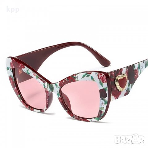 Слънчеви очила с цветя лукс код 0807191