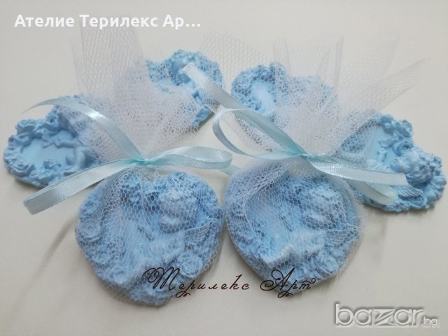 Бебенце в сърце-подаръци за гости на кръщене