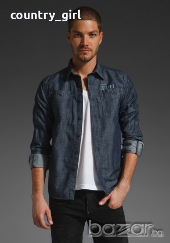 G-star Cedar Border shirt - страхотна мъжка дънкена риза
