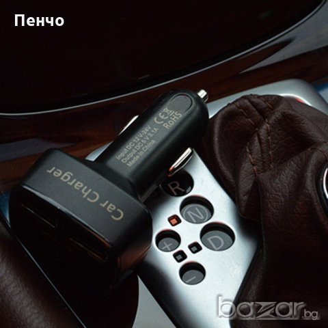 Двойно USB зарядно за кола 3.1A термометър, амперметър Волтметър 4 в 1, снимка 6 - Аксесоари и консумативи - 18580064