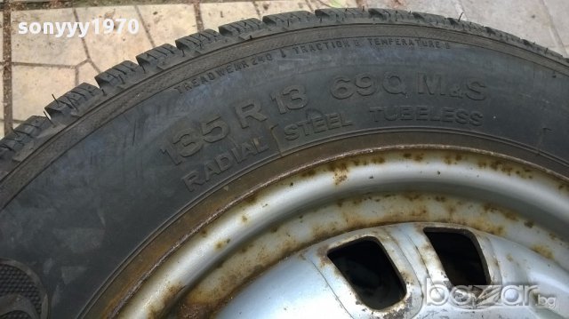 Semperit-4 гуми с 4 джанти-внос швеицария, снимка 4 - Гуми и джанти - 15067833