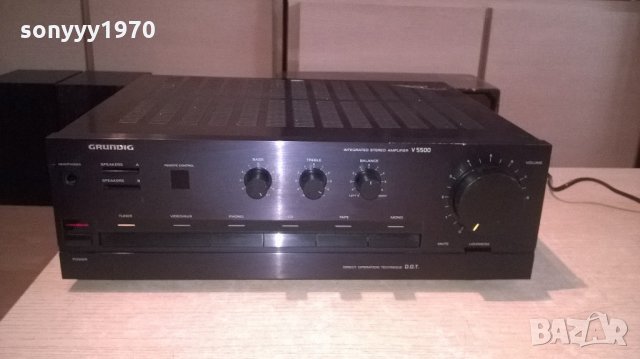 grundig v5500 amplifier-made in germany-внос швеицария, снимка 2 - Ресийвъри, усилватели, смесителни пултове - 22121903