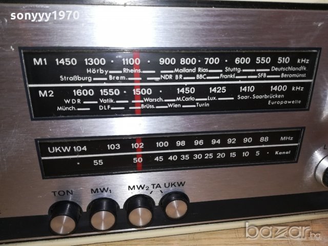 telefunken caprice 101 retro receiver-germany-внос швеицария, снимка 11 - Ресийвъри, усилватели, смесителни пултове - 20288078