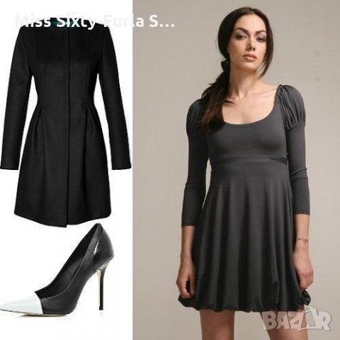 MISS SIXTY-нова черна рокля Мис Сиксти-S/M размер 