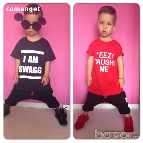 NEW! I Am Swagg детска тениска! Поръчай модел с твоя снимка!, снимка 3 - Детски тениски и потници - 16204978