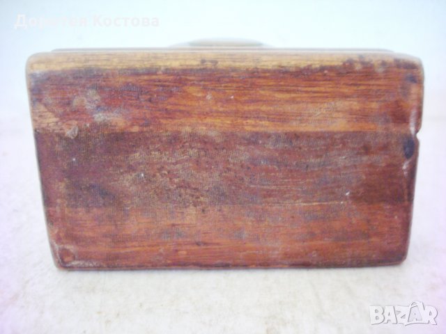 Стара дървена запалка, снимка 6 - Антикварни и старинни предмети - 25561563
