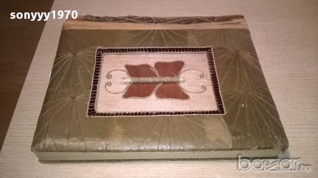 поръчан-Ретро албум от естествени материали, снимка 8 - Антикварни и старинни предмети - 17876210