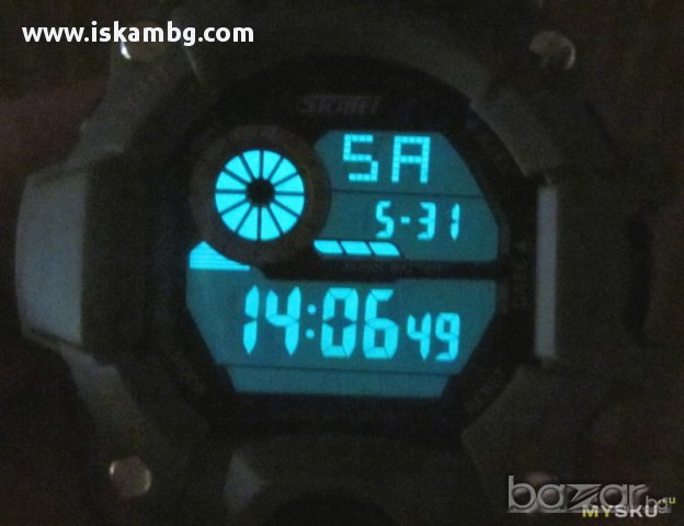 50М водоустойчив часовник с 2 часови зони, снимка 1 - Мъжки - 13347421