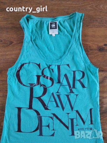 g-star dora r t wmn tank top - страхотен дамски потник, снимка 3 - Потници - 22387453
