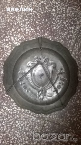 стара викторианска чиния за декорация, снимка 3 - Антикварни и старинни предмети - 20410082