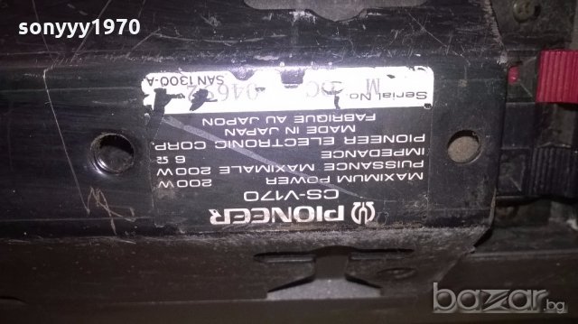 BIG pioneer cs-v170/2x200w/6ohm-made in japan-внос англия, снимка 14 - Тонколони - 19778896