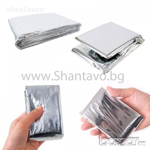 Термо одеяло за оцеляване с джобен размер, снимка 2 - Къмпинг мебели - 13792815