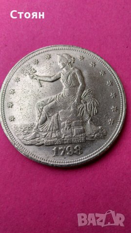  25 цента с герба на 6 щата $2 банкнота, Реплика на $ от 1798 и 1870 г., снимка 7 - Нумизматика и бонистика - 8955101