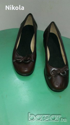 Ортопедични дамски кожени обувки - кафяви №38 , снимка 7 - Дамски ежедневни обувки - 18641195