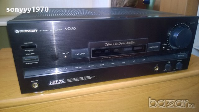 pioneer a-z470stereo amplifier-optical in-japan 360watts-optical in-внос швеицария, снимка 3 - Ресийвъри, усилватели, смесителни пултове - 8690099