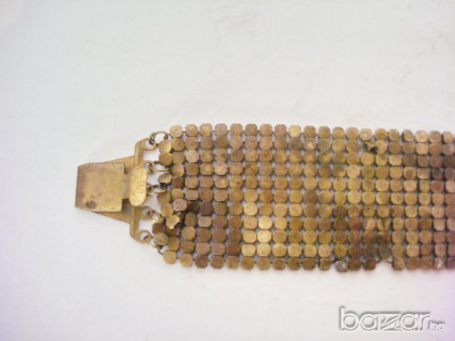 Красива бронзова гривна, снимка 3 - Антикварни и старинни предмети - 9671974