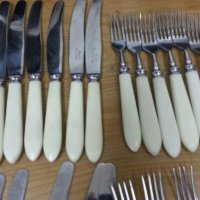  руски прибори за хранене ножове и вилици, снимка 1 - Антикварни и старинни предмети - 22669527