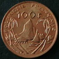 100 франка 2011, Френска Полинезия, снимка 1 - Нумизматика и бонистика - 7550363