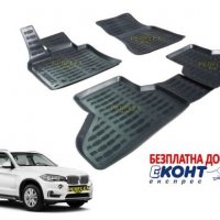 3D автомобилни гумени стелки тип леген за BMW X5 F15 / БМВ Х5 Ф15 - Безплатна Доставка, снимка 1 - Аксесоари и консумативи - 23751823