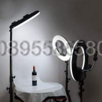  Ринг лампа Led Ring лампа с трипод18" 48.5см модел RL-18. С гаранция. , снимка 1 - Стойки, 3D очила, аксесоари - 23391929