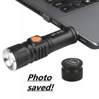  Акумулаторен прожектор / 80 грама / с USB зареждане, снимка 7 - Къмпинг осветление - 19417454