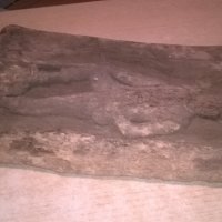 антика-стара дърворезба-old-43х39х5см-внос швеицария, снимка 3 - Антикварни и старинни предмети - 26170336