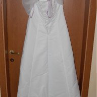 Булчинска рокля, по поръчка от Асеновград, много добро състояние, снимка 2 - Сватбени рокли - 16425159