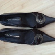 Обувки тъмнокафяви малък размер 35, снимка 2 - Дамски обувки на ток - 12015393