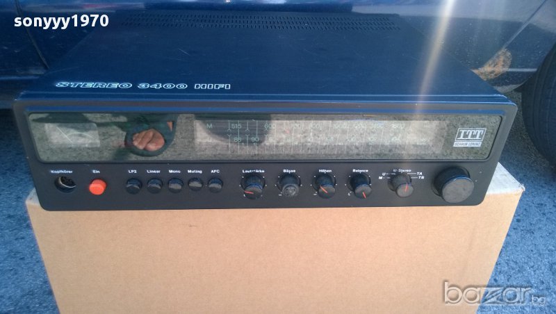 itt schaub-lorenz 3400 hi-fi-stereo receiver-внос швеицария, снимка 1