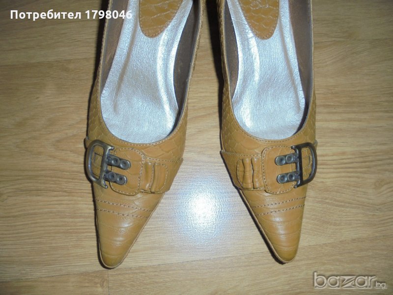 Елегантни дамски обувки № 38      Жълти , снимка 1