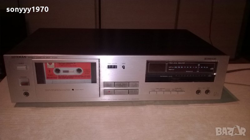 luxman k-210 deck-made in japan-внос швеицария, снимка 1