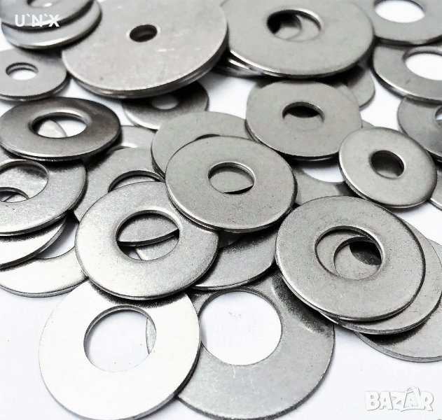 Шайби с широка периферия Ф 10х25 - 100 броя - широкопола шайба поцинкована, снимка 1