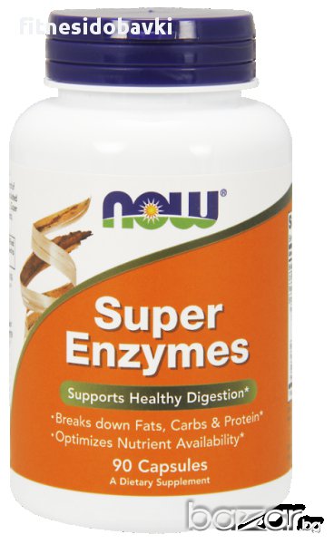 NOW Super Enzymes, 90  табл / 180 табл, снимка 1