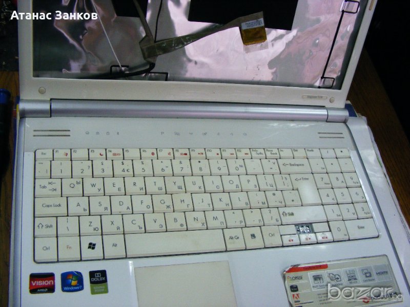 Лаптоп за части Packard Bell Easynote Tj74, снимка 1