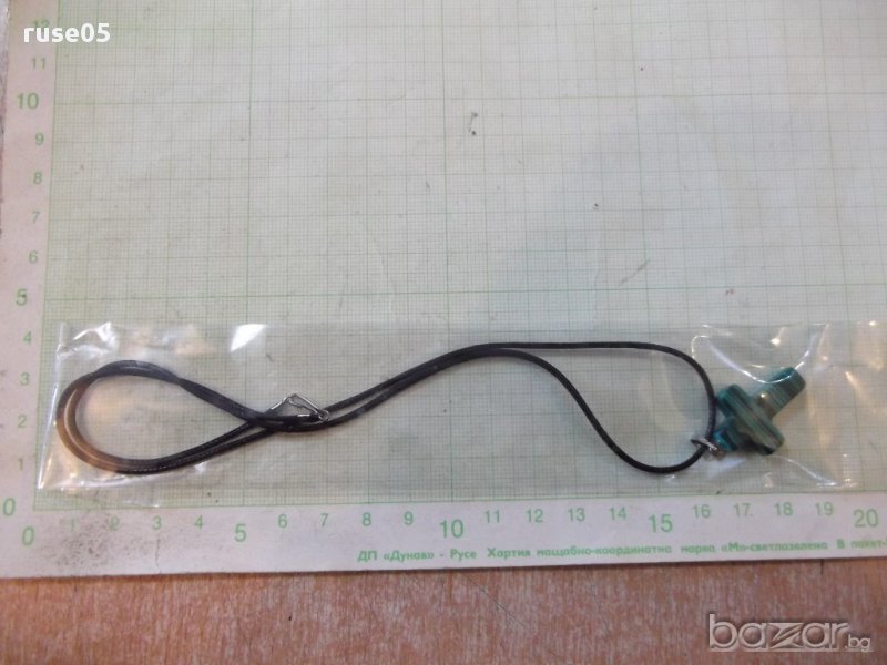 Колие с кръст от планински минерал, снимка 1