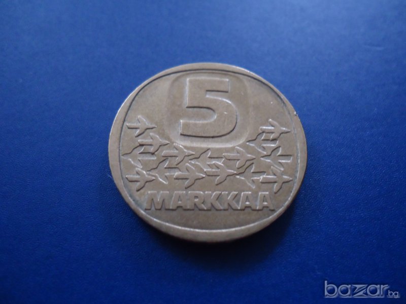 5 МАРКАА ФИНЛАНДИЯ 1983 г., снимка 1