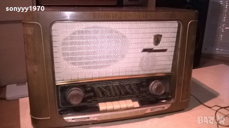 grundig 3d-tube receiver-west germany-внос швеицария, снимка 1