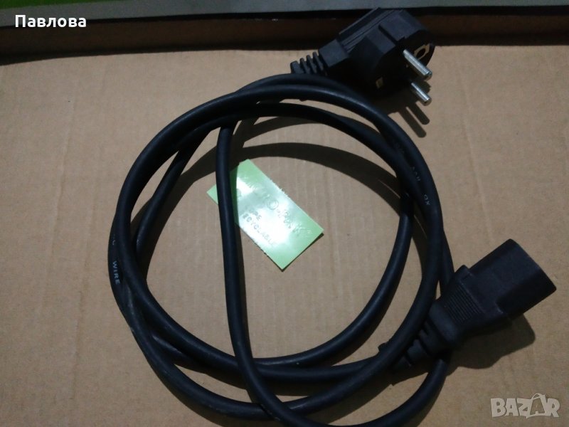 Захранващ кабел за компютър, снимка 1