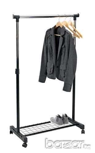 Метален щендер/закачалка за дрехи с регулируема височина, снимка 1